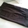 Dark Brown Pencil Skirt - Size 8 Image 3