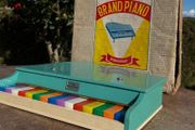 Vintage 1960s toy grand piano in original box