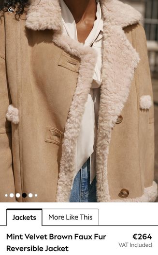 Mint Velvet reversable jacket worn once