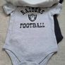 BNWT - Baby Las Vegas Raiders NFL Jersey  - size: 6-9 months Image 4