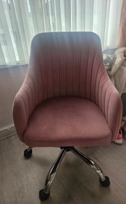 Pink office chair