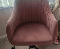 Pink office chair