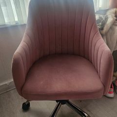 Pink office chair