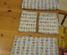 Single boys flat sheet set