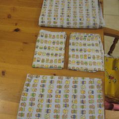 Single boys flat sheet set