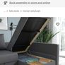 Friheten corner sofa dark grey (still in boxes) Image 3