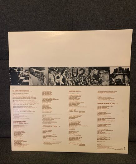 U2 - Rattle & Hum 1st Press 1988 12" Double Vinyl Album