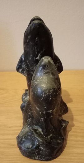 Vintage Collector Marble Dolphin Decorative Figurine.
