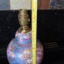 3X Antique Table Lamps - Italian Onyx Marble & Japanese Chokin Art Image 8