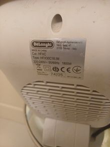 Delonghi heater and normal fan