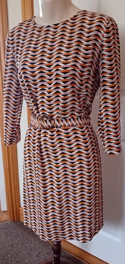 Retro patterned Dress
