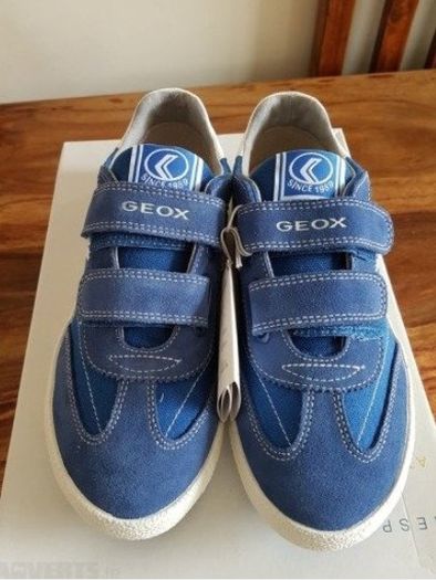 Geox Boys Jr Kiwi Boy A Low-Top J42A7A1022C4005 Avio 3 UK, 36 EU