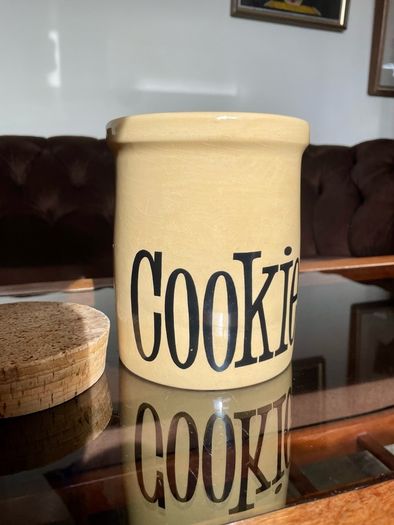 T.G. Green Church Gresley Made in England Vintage Cookies Jar with Cork lid 1960s