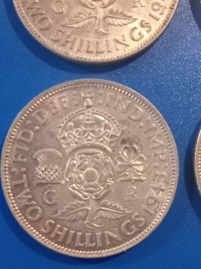 4x GeorV1 florins