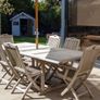 Teak Garden Table & Chairs Image 4