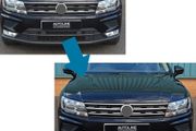 VW tiguan front grill chrome strips