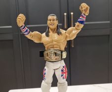 British Bulldog w/ Belt Wwe Wwf Wcw  Classic Superstars Jakks 2003
