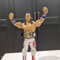 British Bulldog w/ Belt Wwe Wwf Wcw  Classic Superstars Jakks 2003
