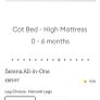 Serena All-in-one bedside crib and cot from Gaia Baby Image 5