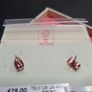 NEW Ted Baker Gold color LOVE earrings RRP29 euro NEW & BOXED Image 3
