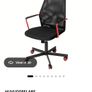 IKEA HUVUDSPELARE Gaming Chair office chair  Black Image 2