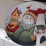 Beautiful Christmas Ceramic Cake Plate & Cake Slice Image 5