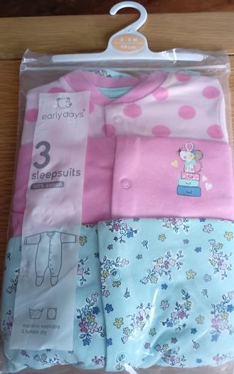 Short & Long sleeve baby girls body suits NEW