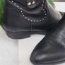 OYVE Black Leather Western Style Stars Boots Sz 40 (Fit 7 - 7.5UK) Image 8