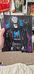 Raven Autograph - Wwe Wcw Ecw Tna
