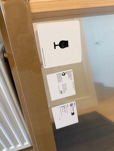 Ikea oak mirror