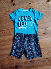 Age 7-8 Shortie Level Up Pyjamas