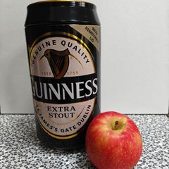 Large Guinness Extra Stout beer money savings  tin