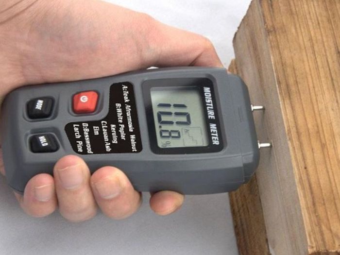 2 Pins LCD Wood Timber Meter Humidity Tester Detector