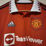 Manchester United Jersey. Official Adidas Mens Home Jersey From Season 2022 To 2023. Collect In Dublin Or Receive Via Post. Image 3