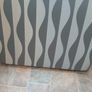 Recovered and re foamed  Grey Wave Single Headboard Image 7