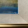 Landscape oil on board  signed J malony?Kilmore Lough typically refers to one of two lakes in Ireland, Image 3
