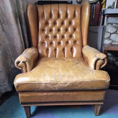 Vintage Chesterfield Leather armchair