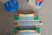 Brio type Railway level crossing plus other items