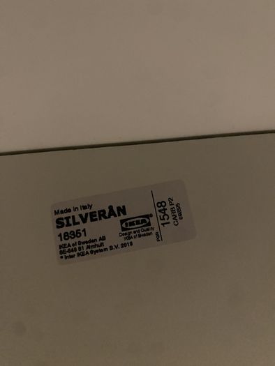 IKEA SILVERAN High Cabinet with Mirror Door
