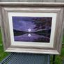 Acrylic moon scene Image 2