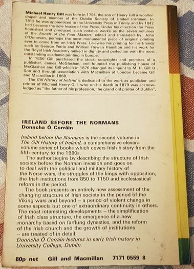 Ireland Before The Normans by Donncha O'Corrain