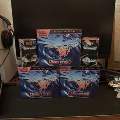 Pokemon TCG Chaos Rising ETB and Half Booster boxes