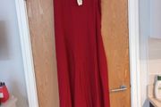 BHS  Petite Collection  Red Dress.   S. 14 Petite.  B.N.W.T