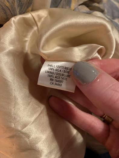 Vintage silk mini skirt