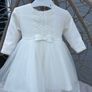 beautiful ivory christening dress Image 2