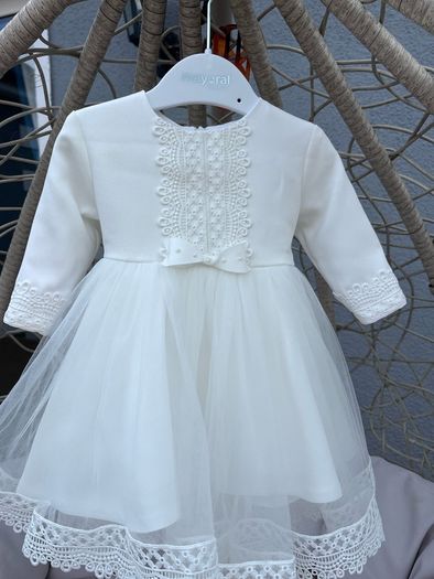 beautiful ivory christening dress