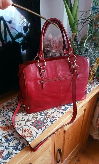 leather handbag