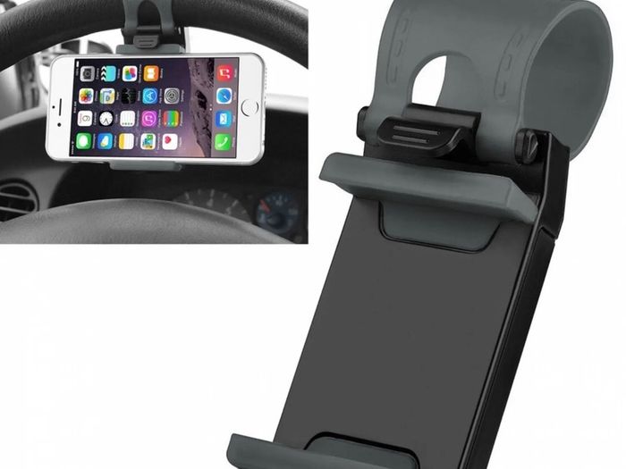 Car Steering Wheel Universal Mount Phone Holder for iPhone X 11 6 5 8 7 Samsung