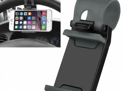 Car Steering Wheel Universal Mount Phone Holder for iPhone X 11 6 5 8 7 Samsung