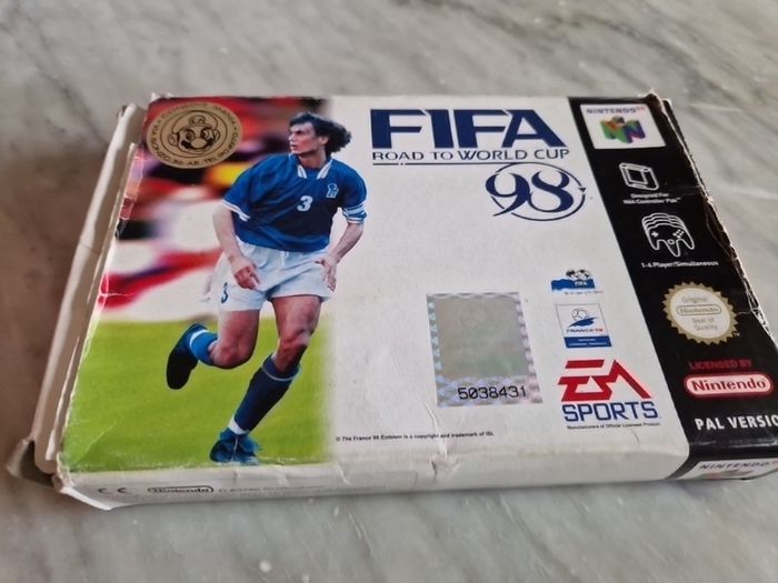 Fifa 98 Road to World Cup N64 Nintendo 64 Games Original